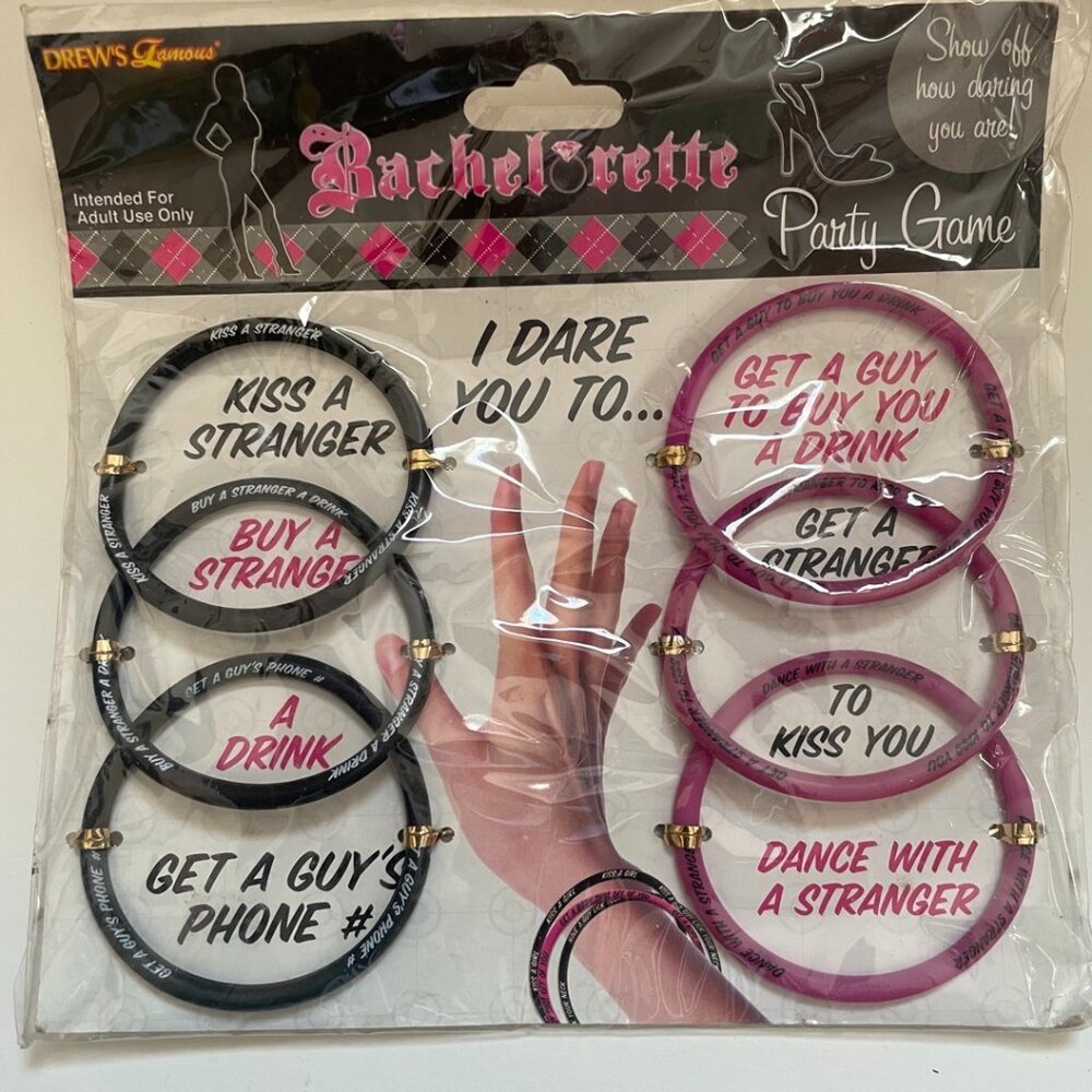 Bachelorette Party Game – Dare Bracelets Set